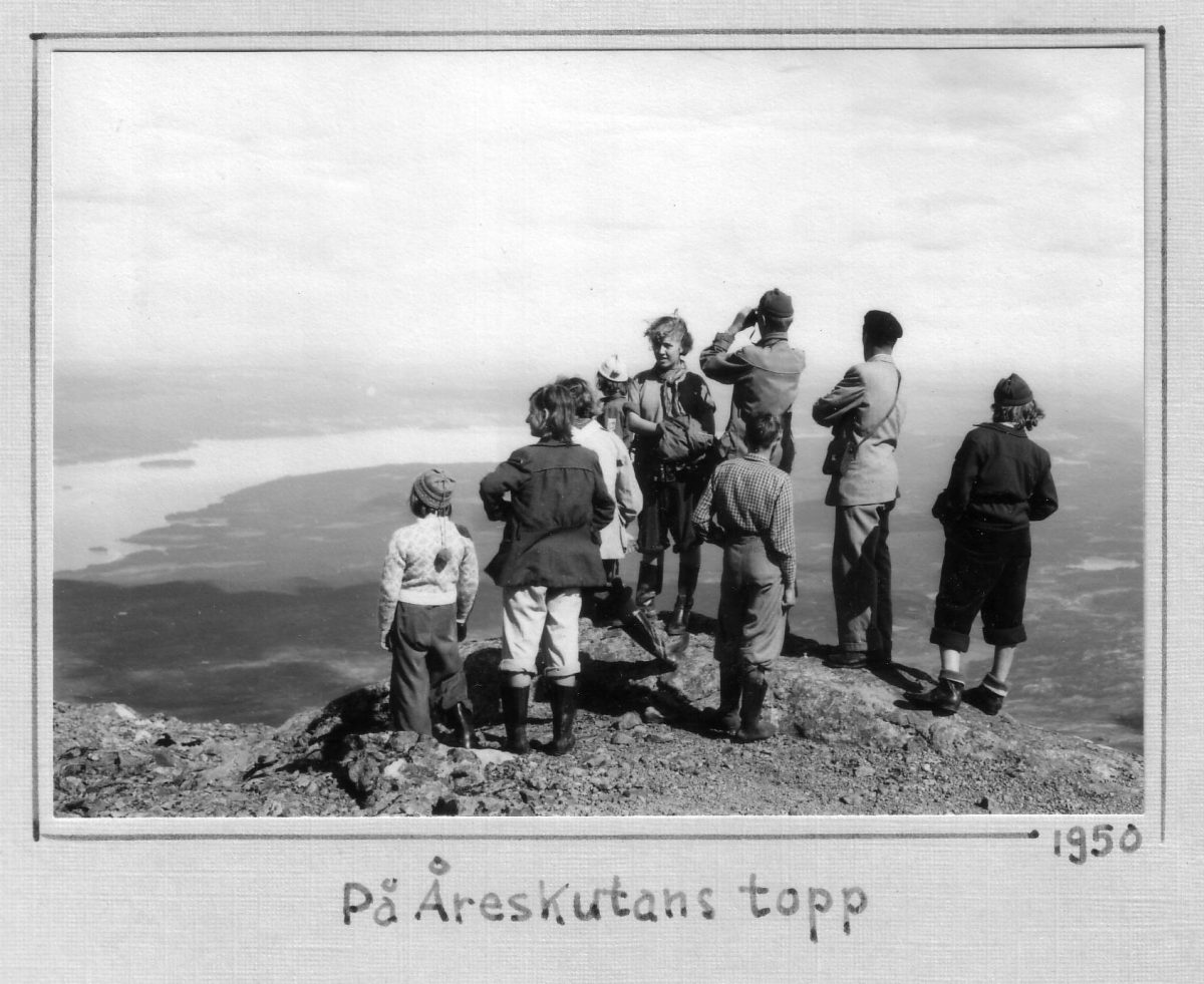 S.13 På Åreskutans topp 1950